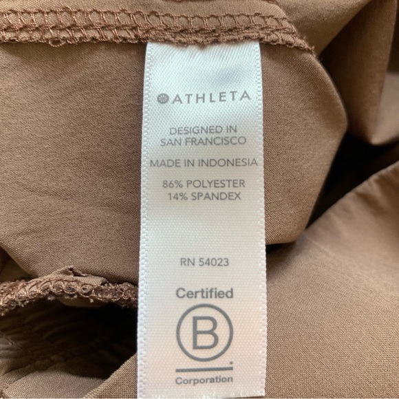 Athleta Chelsea Utility Jogger Pants Women 6 Mineral Brown Featherweight Stretch - Picture 12 of 16